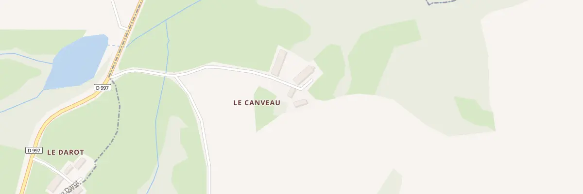 Plan du 5092 Canveau à Saint-Pierre-le-Bost
