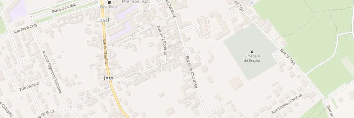 Plan du 26 Rue de la Chaussée à Bresles