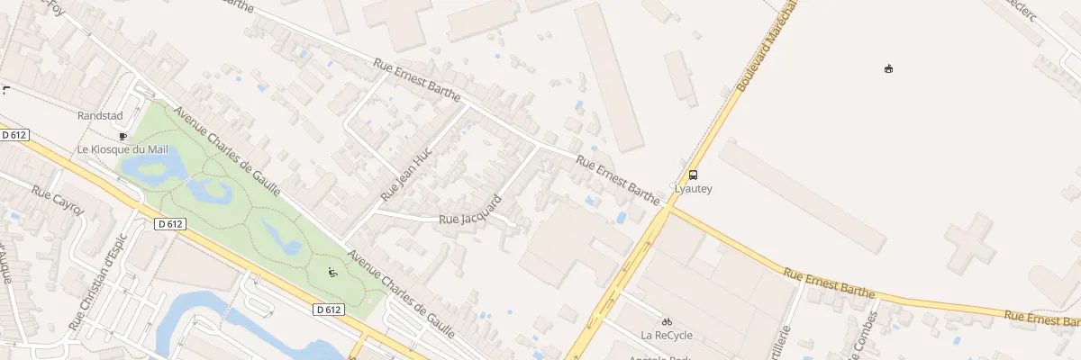 Plan du 32 Rue Jacquard à Castres