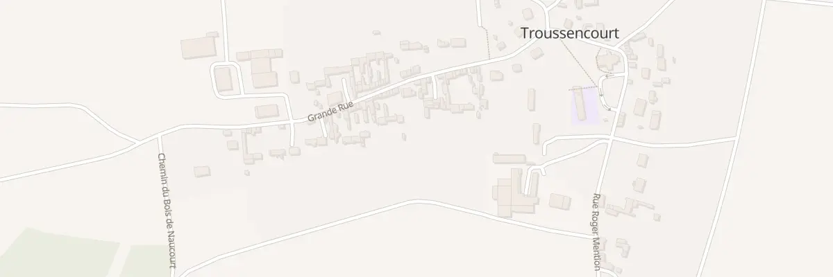 Plan du 19 Gr Grande Rue à Troussencourt