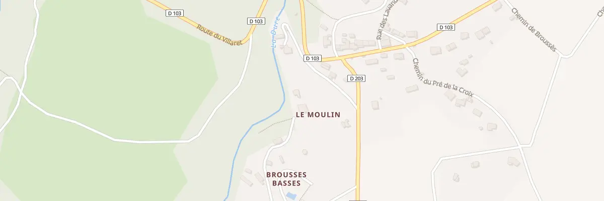 Plan du 12 Le Moulin à Brousses-et-Villaret