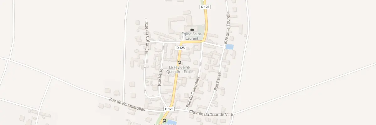 Plan du 22 Gr Grande Rue au Fay-Saint-Quentin