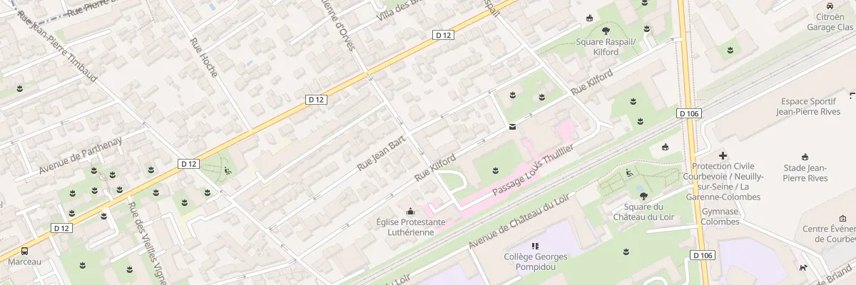 Plan du 8 Rue D’Estienne D’Orves à Courbevoie