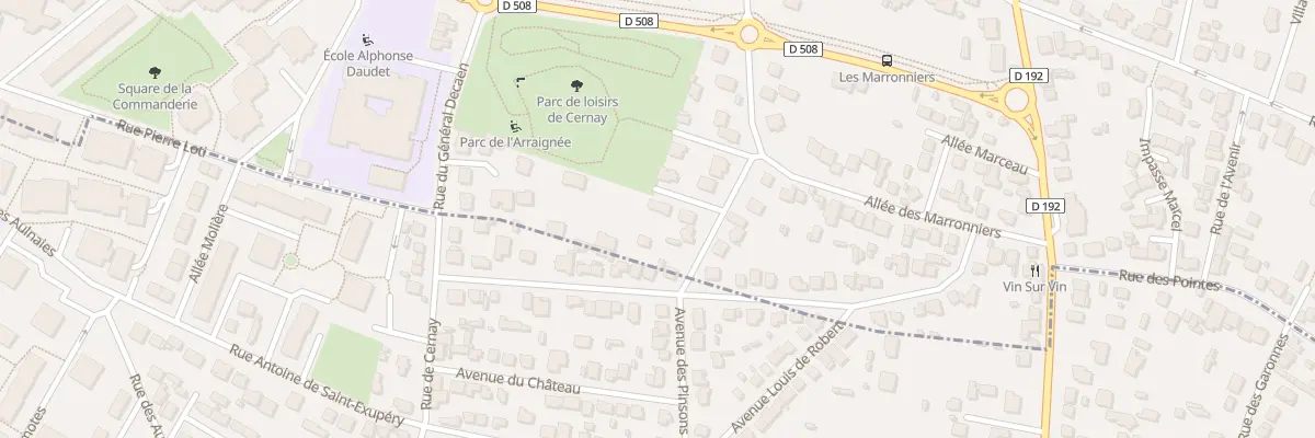 Plan du 3 Imp des Rossignols à Ermont