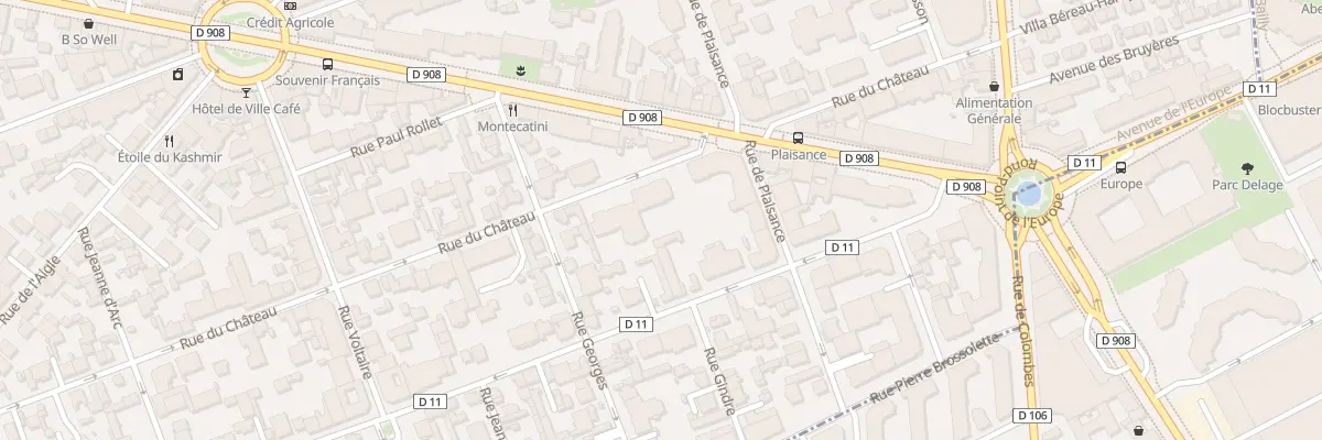 Plan du 17 Rue du Château à La Garenne-Colombes
