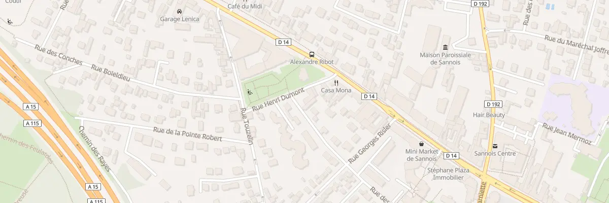 Plan du 3 Rue Henri Dumont à Sannois