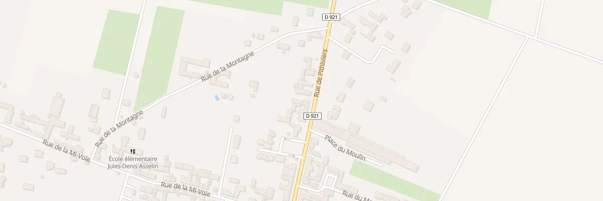 Plan du 5096 Rue de Jargeau à Ascoux
