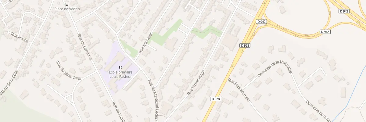 Plan du 16 Rue Lamartine à Longuenesse