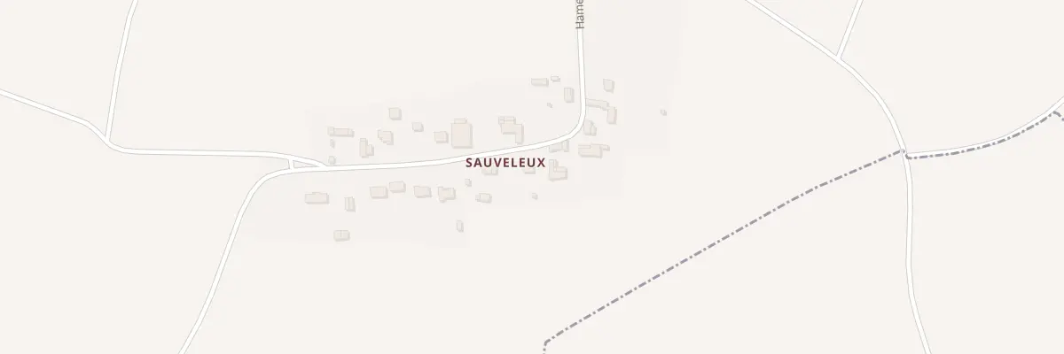 Plan du 9 Sauveleux à Sainte-Eusoye