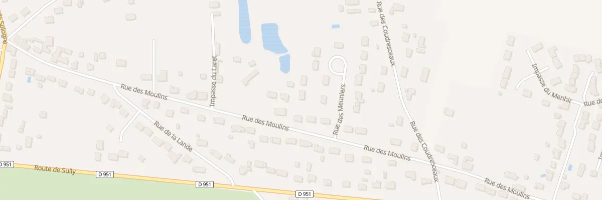Plan du 24 Rue des Meuniers à Neuvy-en-Sullias