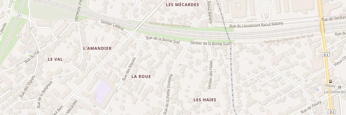 Plan du 10 Rue de la Petite Fontaine à Meudon
