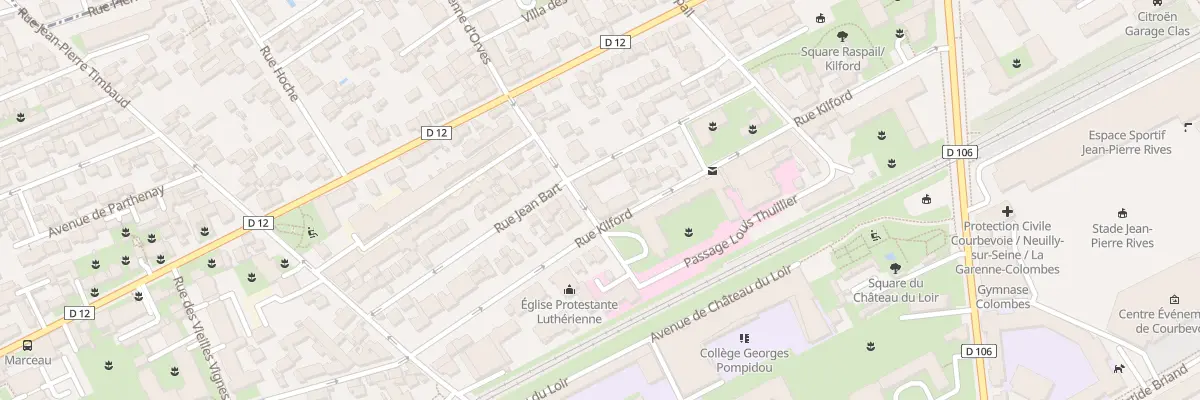 Plan du 6 Rue D’Estienne D’Orves à Courbevoie