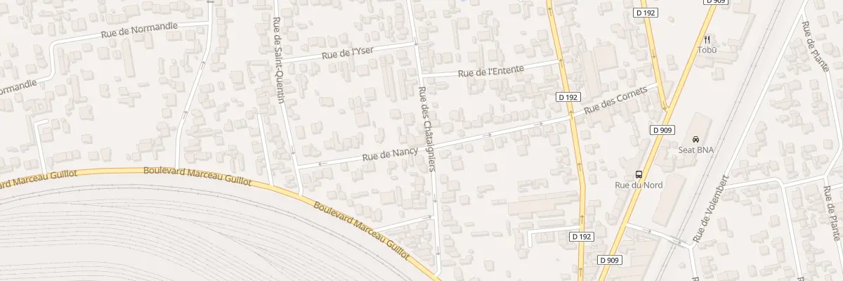 Plan du 25 Rue des Chataigniers à Argenteuil