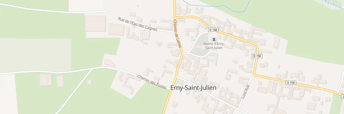 Plan du 6 Che de Laires à Erny-Saint-Julien