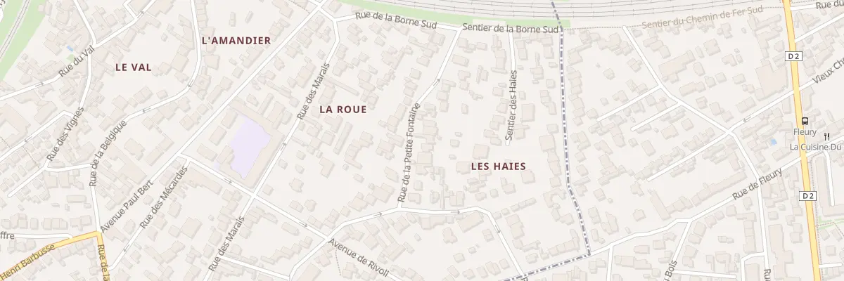 Plan du 31 Rue de la Petite Fontaine à Meudon