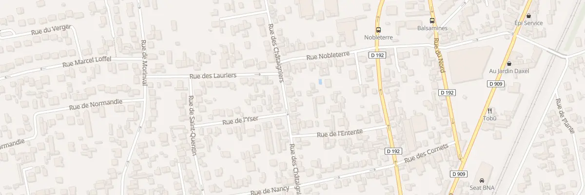 Plan du 58 Rue des Chataigniers à Argenteuil