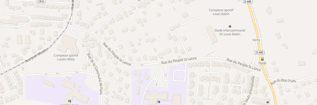 Plan du 14 Rue du Peuple la Lance à La Norville