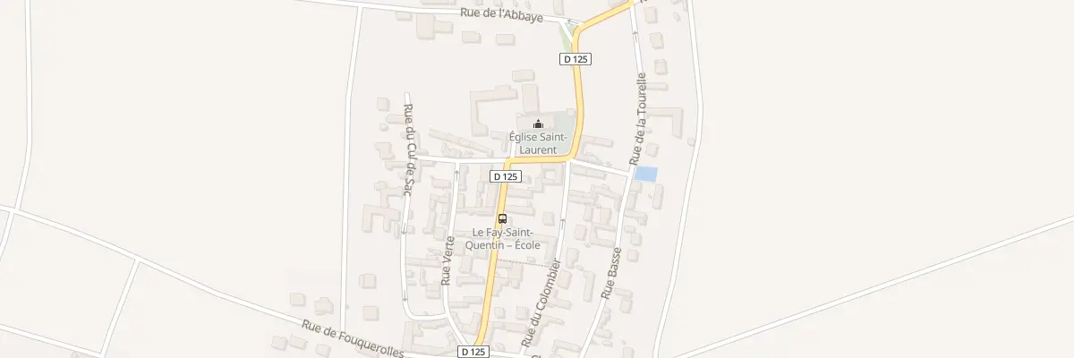 Plan du 10 Rue de l’Eglise au Fay-Saint-Quentin