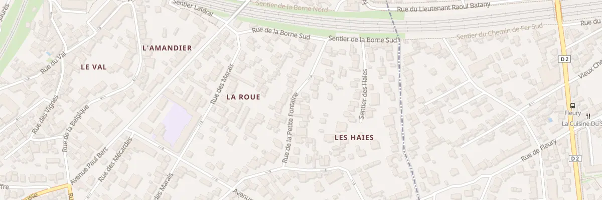 Plan du 23 Rue de la Petite Fontaine à Meudon