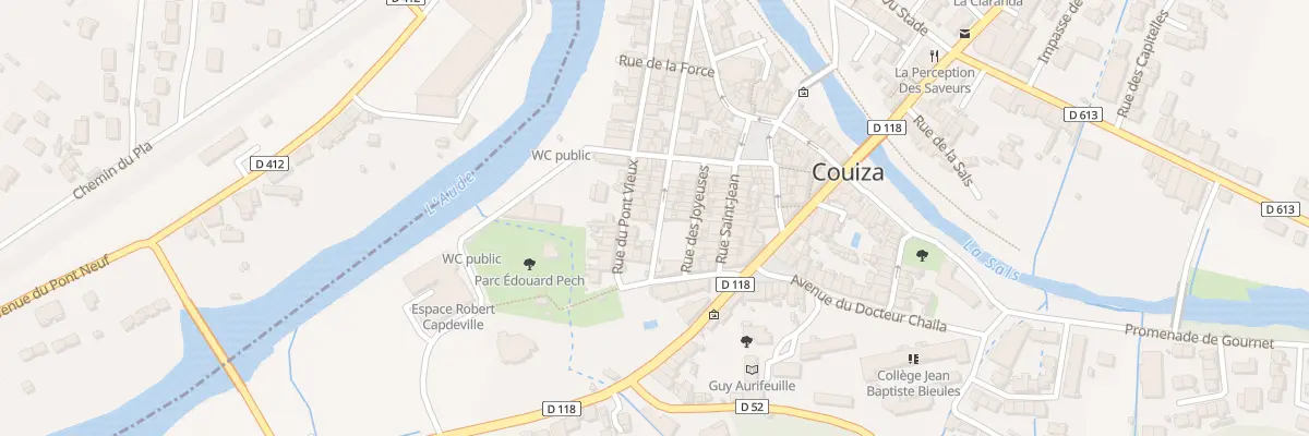 Plan du 200 Le Village à Couiza