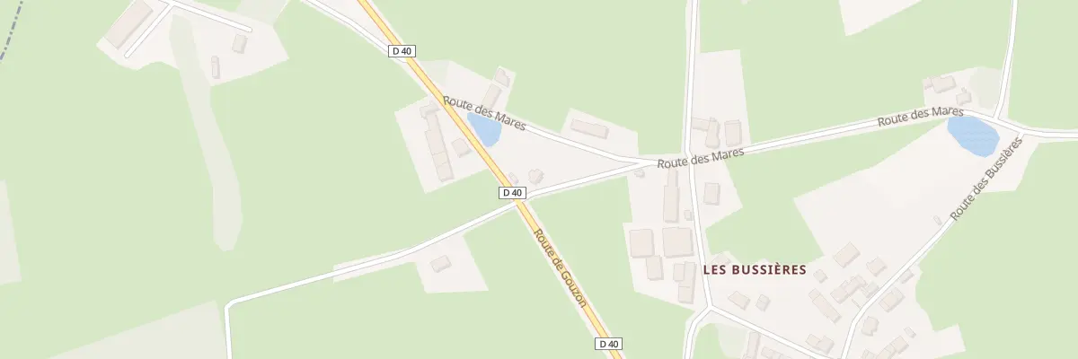 Plan du 4 Les Bussieres à Saint-Loup