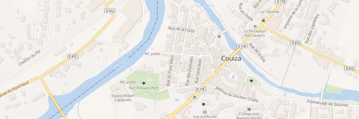 Plan du 225 Le Village à Couiza
