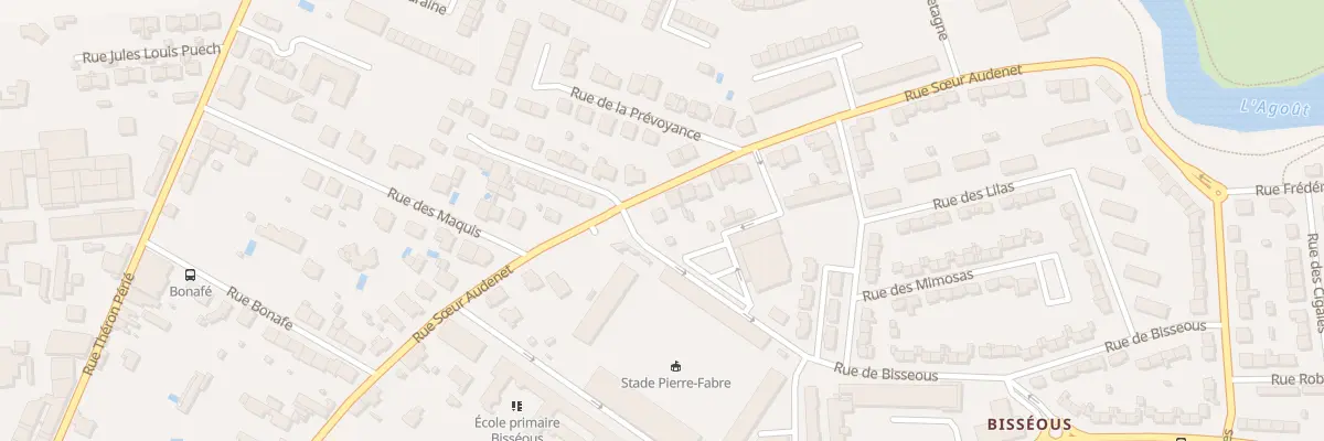 Plan du 138 Rue Soeur Audenet à Castres