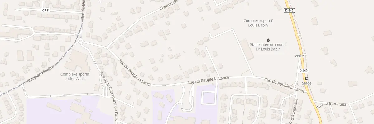 Plan du 10B Rue du Peuple la Lance à La Norville