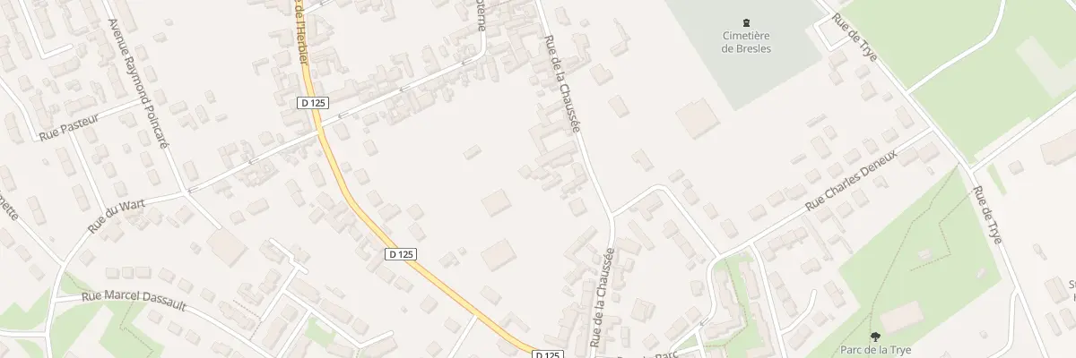 Plan du 42 Rue de la Chaussée à Bresles
