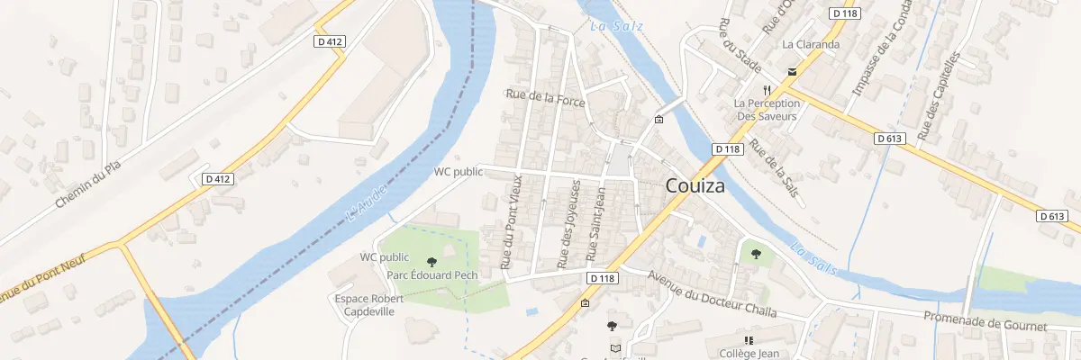 Plan du 12 Rue Lucien Faure à Couiza