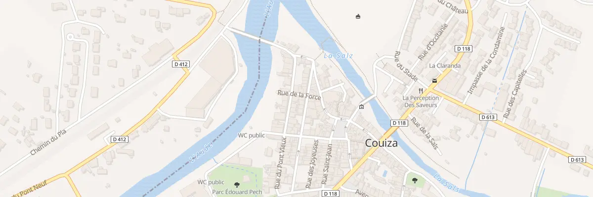 Plan du 490 Rue de la Force à Couiza