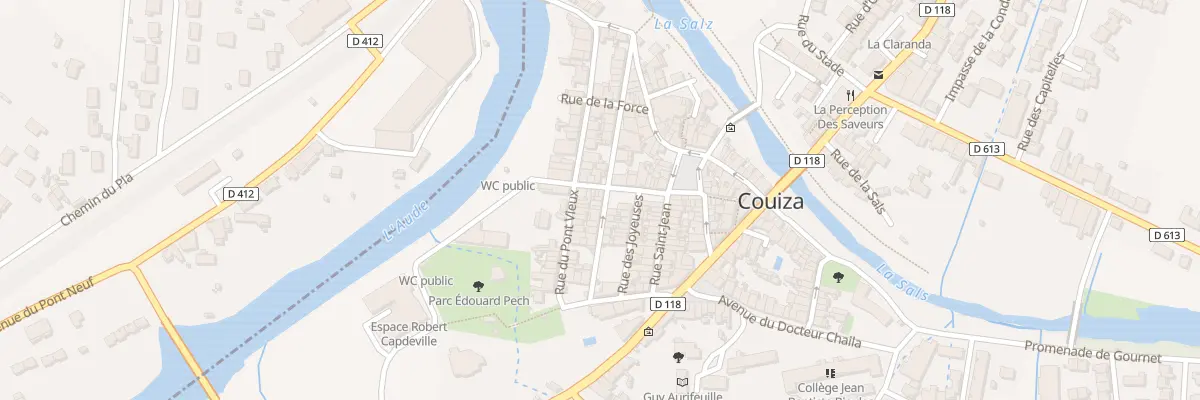 Plan du 206 Le Village à Couiza
