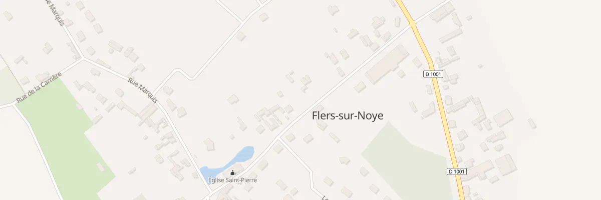 Plan du 13 Rue d’En Haut à Flers-sur-Noye