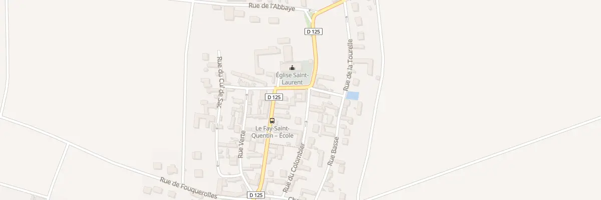 Plan du 11 Rue du Colombier au Fay-Saint-Quentin