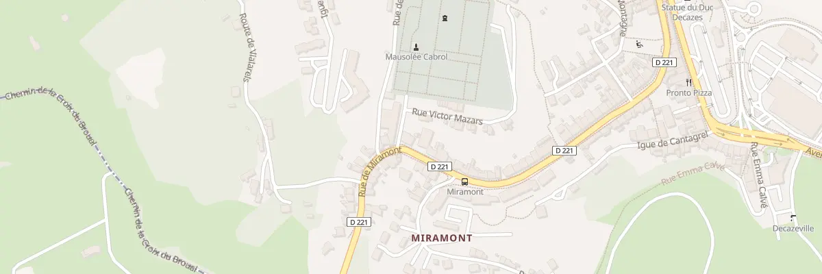 Plan du 27 Rue de Miramont à Decazeville