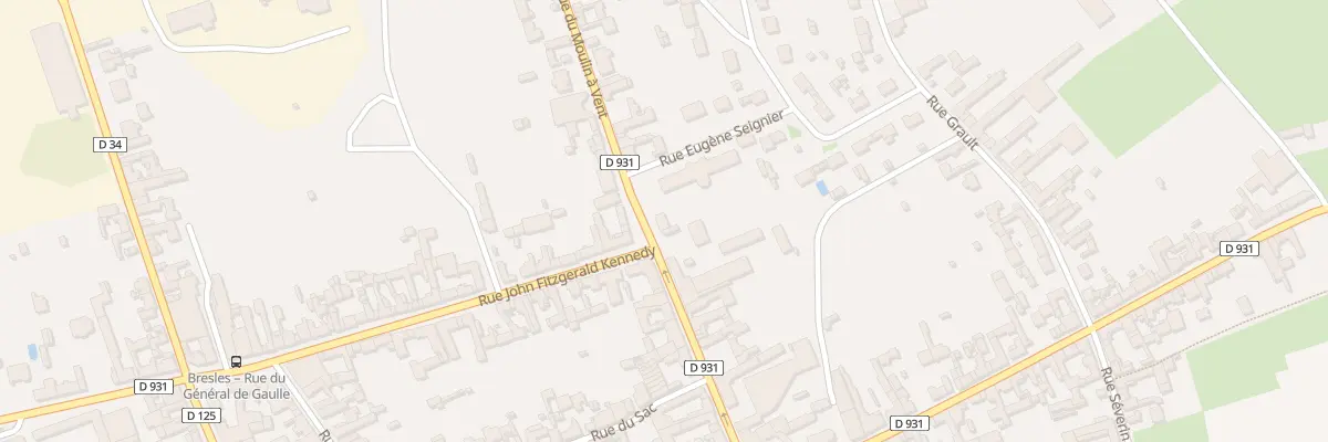 Plan du 2 Rue du Moulin à Vent à Bresles