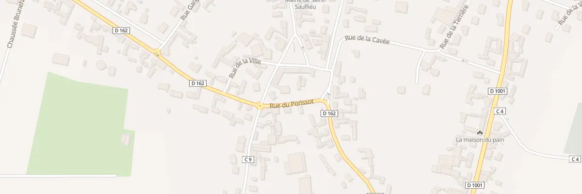 Plan du 3 Rue du Porissot à Saint-Sauflieu