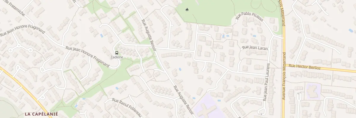 Plan du 14 Rue Paul Cézanne à Castres