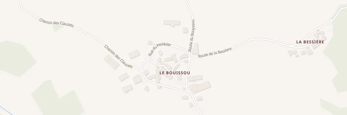 Plan du 5053 Le Bouissou à Prévinquières