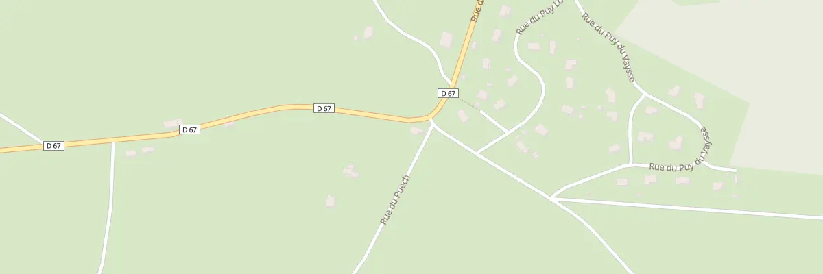 Plan du 1 Rue du Puy du Loup à Chaveroche