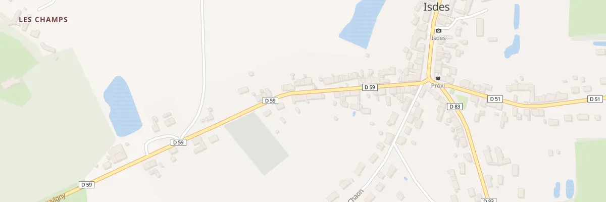 Plan du 29 Rte de Souvigny à Isdes