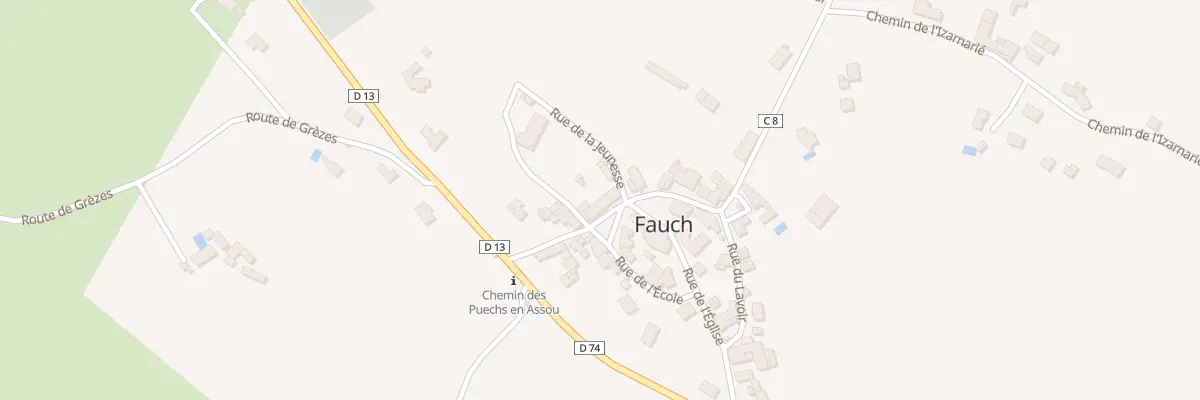 Plan du 3 Rue de la mairie à Fauch