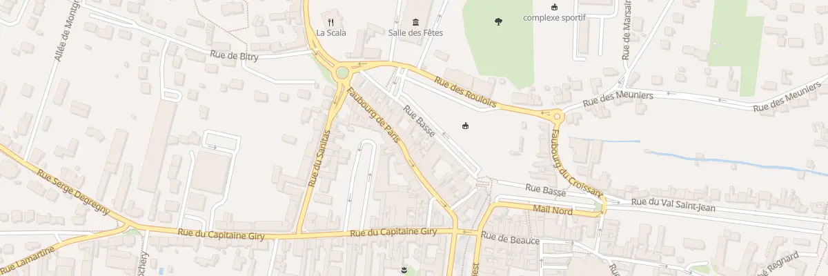 Plan du 32 Fg de Paris à Pithiviers