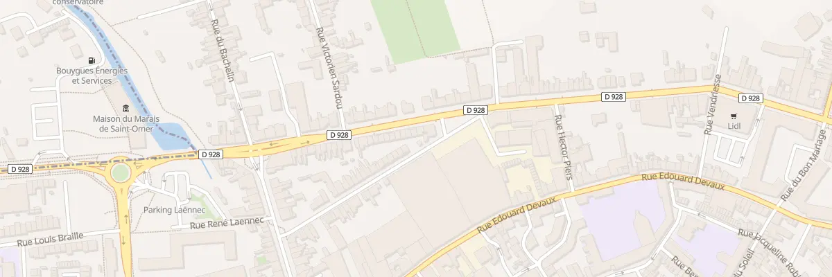 Plan du 33T Bd de Strasbourg à Saint-Omer