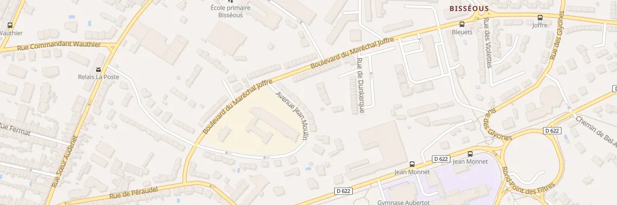 Plan du 70 Av Jean Moulin à Castres