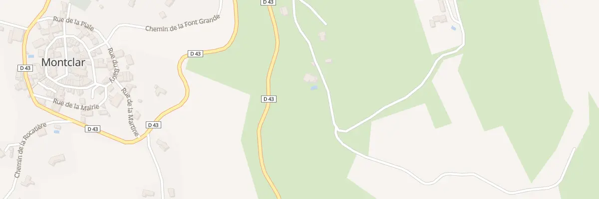 Plan du 5095 Braudigue à Montclar