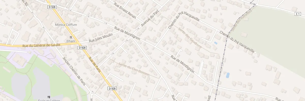 Plan du 48 Rue de Montlignon à Saint-Leu-la-Forêt