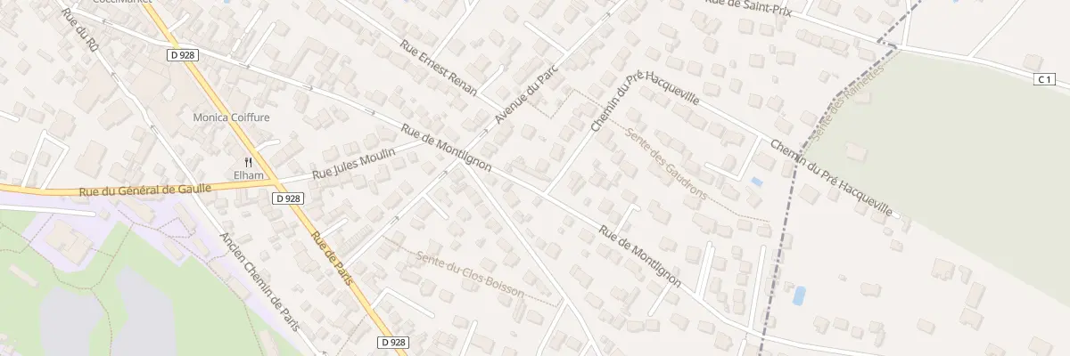 Plan du 59 Rue de Montlignon à Saint-Leu-la-Forêt