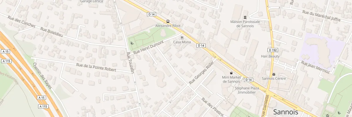 Plan du 32 Rue des Piretins à Sannois