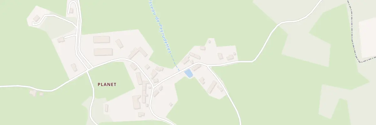 Plan du 25 Planet à Saint-Alpinien